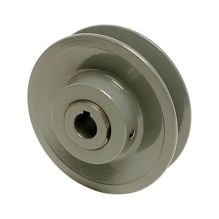 B & K Dial 1/2 in. H X 3-3/4 in. W Gray Cast Iron Variable Motor Pulley 6195
